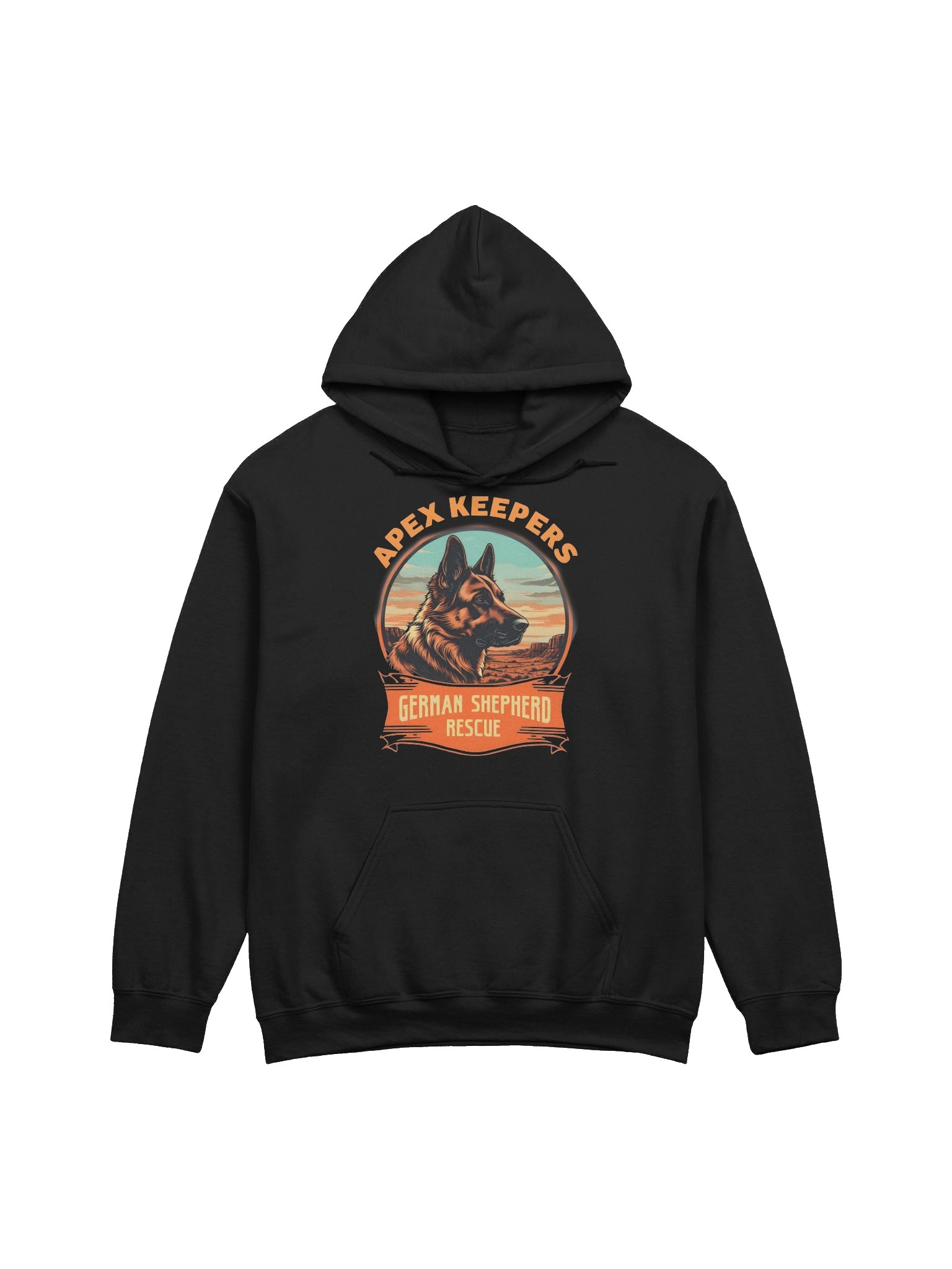 "The Sentinel" German Shepherd Rescue Hoodie product image (1)