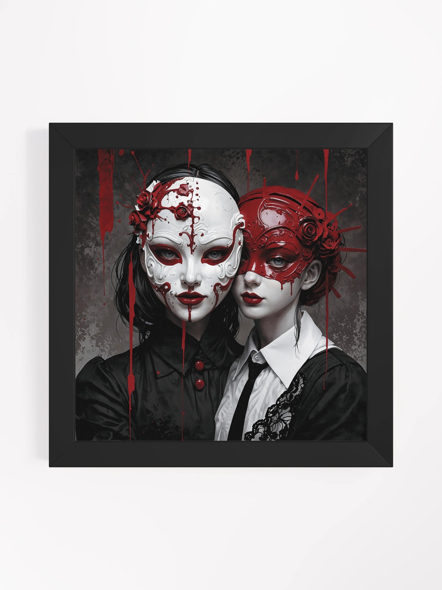 Crimson Masquerade Framed Print product image (3)