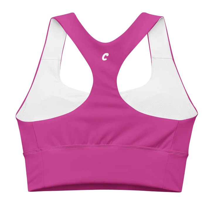 Recycled Longline Red Violet Sports Bra product image (2)