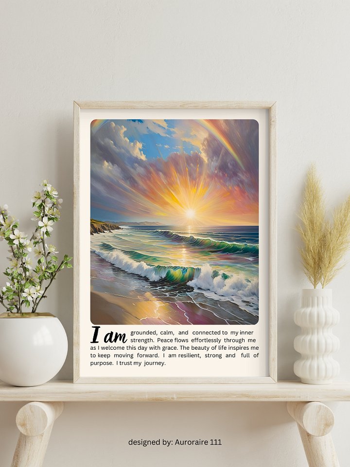 'I AM' Affirmation - Printable Wall Art | Digital Poster Download | Multiple Sizes Included product image (2)