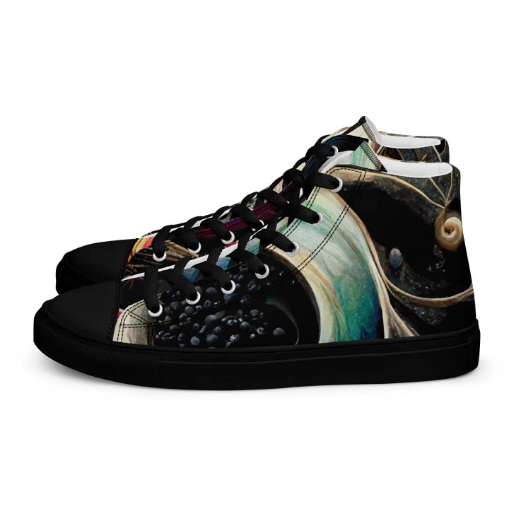 Retro Chic: Handmade Women's High Tops product image (1)