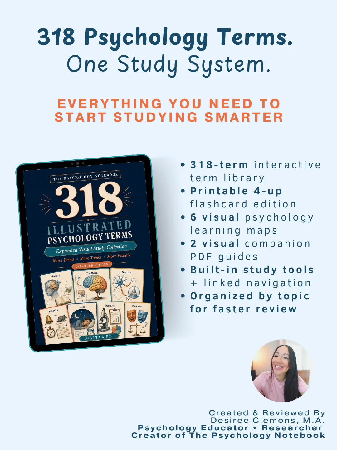 318 Illustrated Psychology Terms: Complete Visual Study Library product image (7)