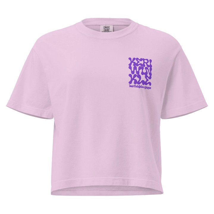Embroidered Logo Boxy Tee product image (1)