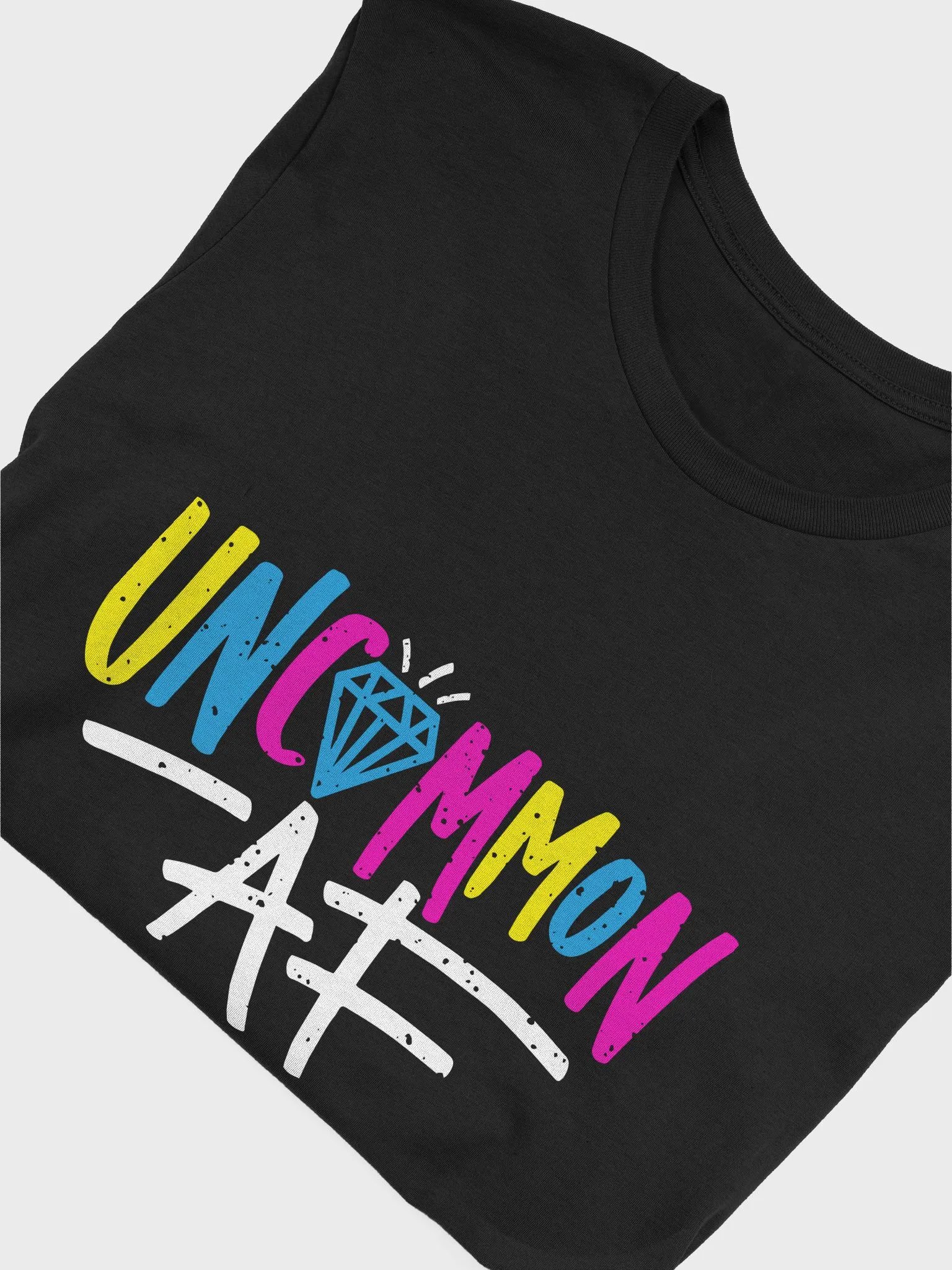 Uncommon AF (Beyond Basic) - Black Tee product image (4)