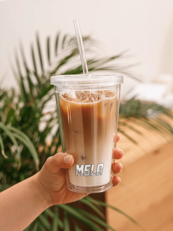 Crikey! - Double Wall Clear Plastic Tumbler product image (2)