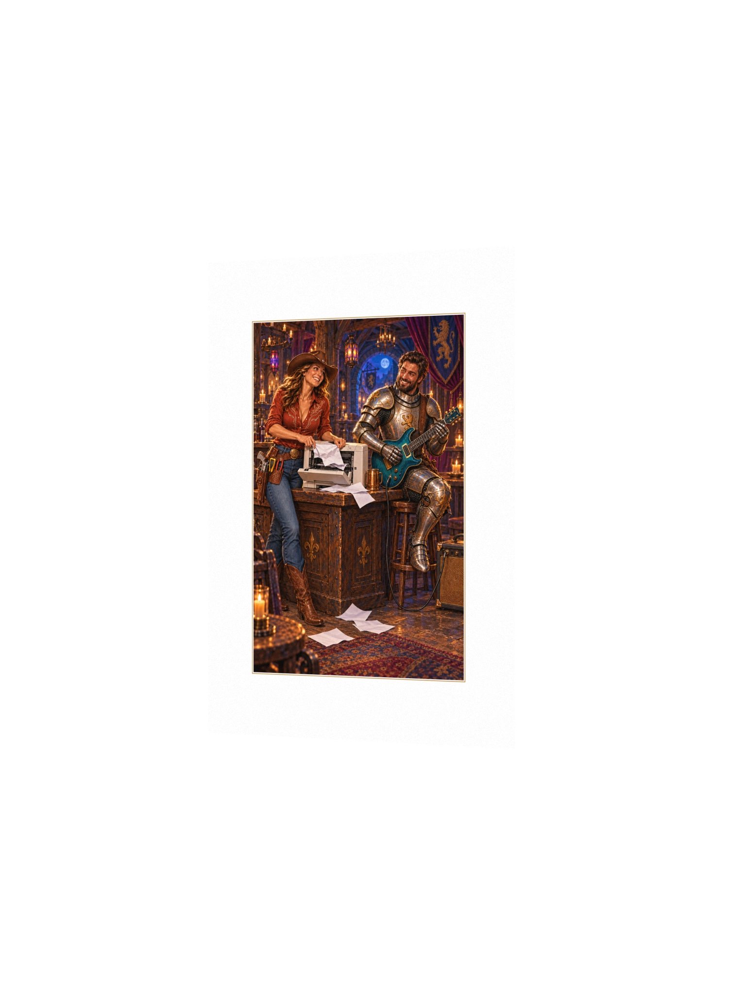 Printer Jam Small Art Print product image (2)