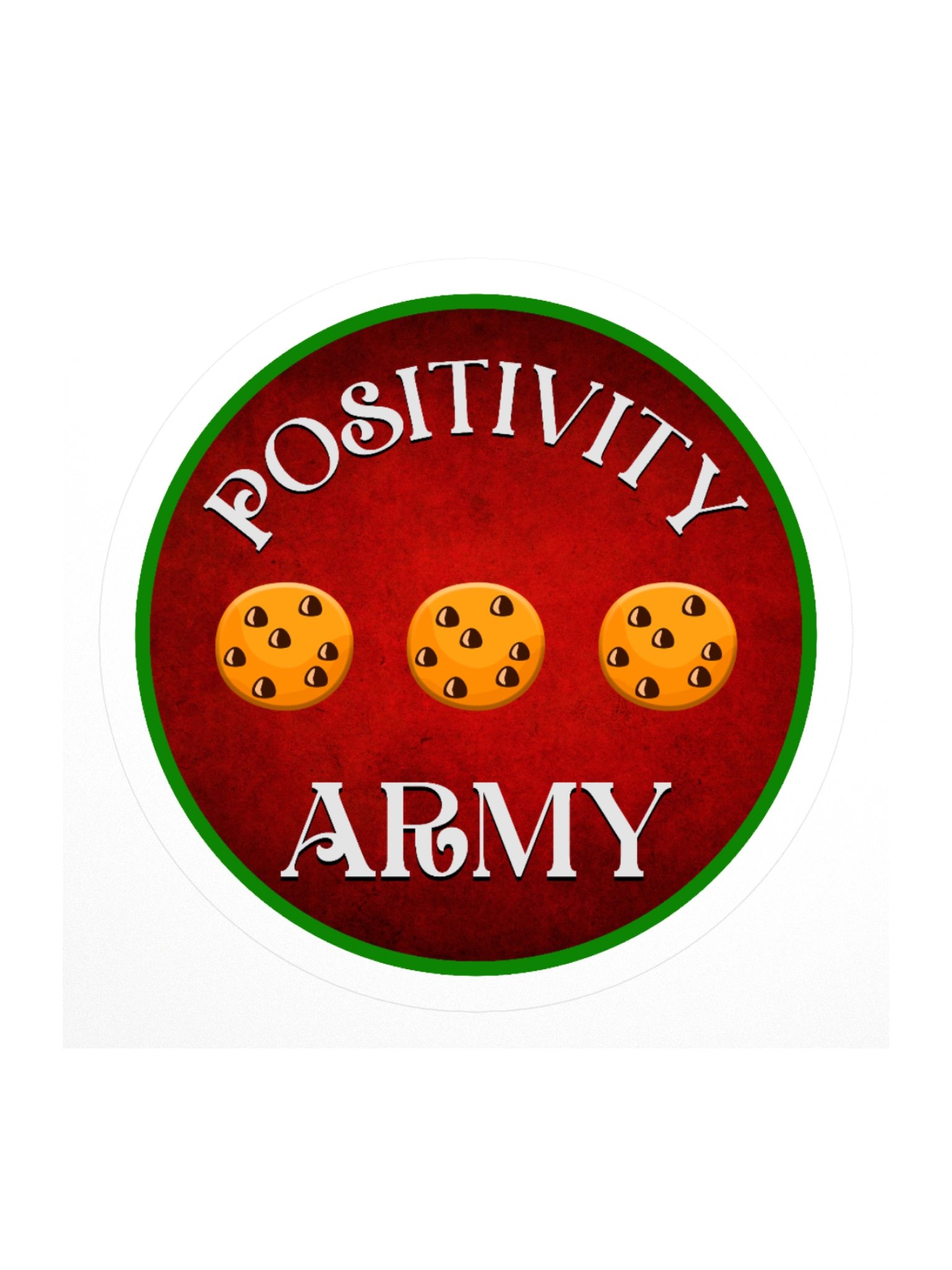 Positivity Army Sticker product image (1)