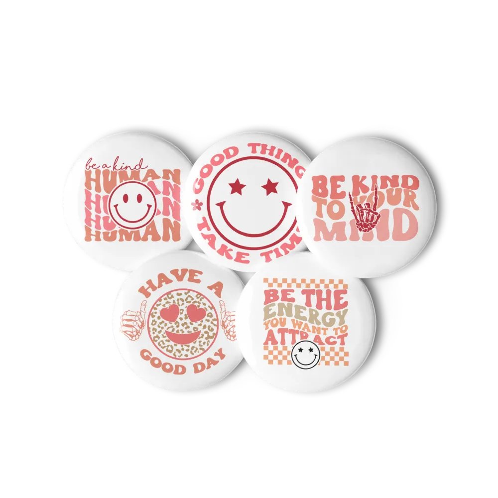 Retro Multi Saying Pins product image (6)