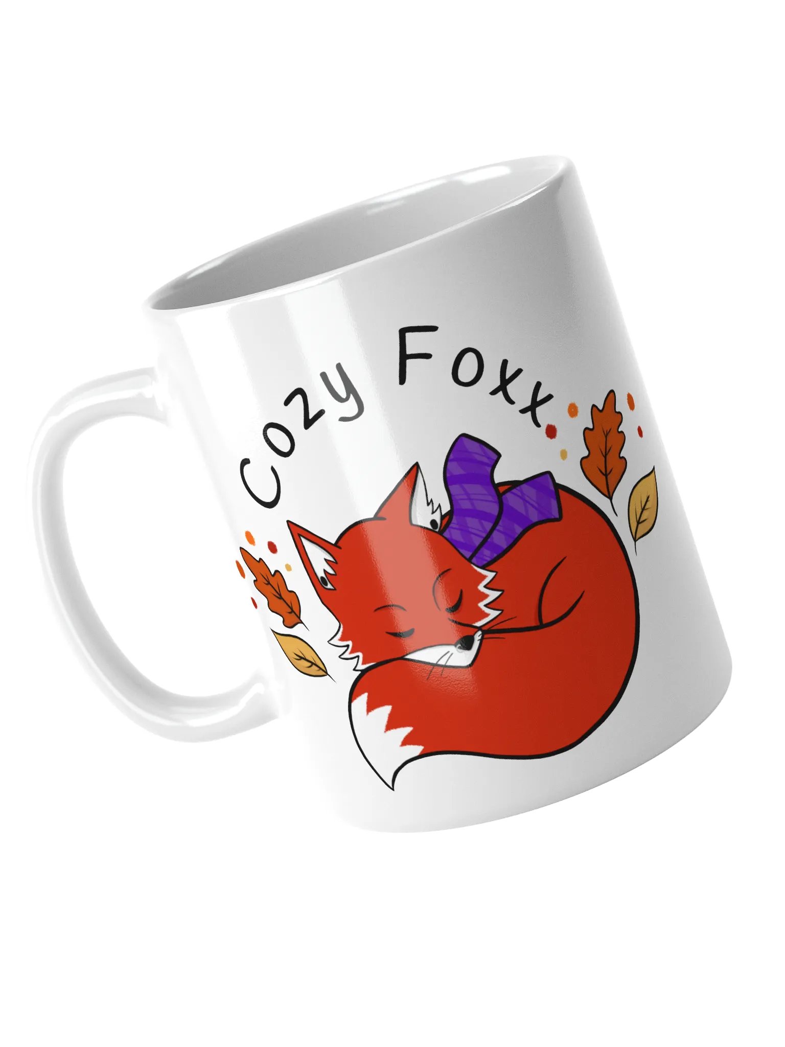 Cozy Foxx Ceramic Mug White product image (2)