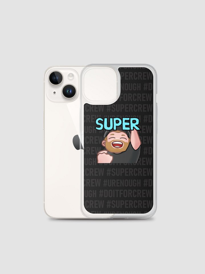 Super - Black with txt iPhone Case product image (2)
