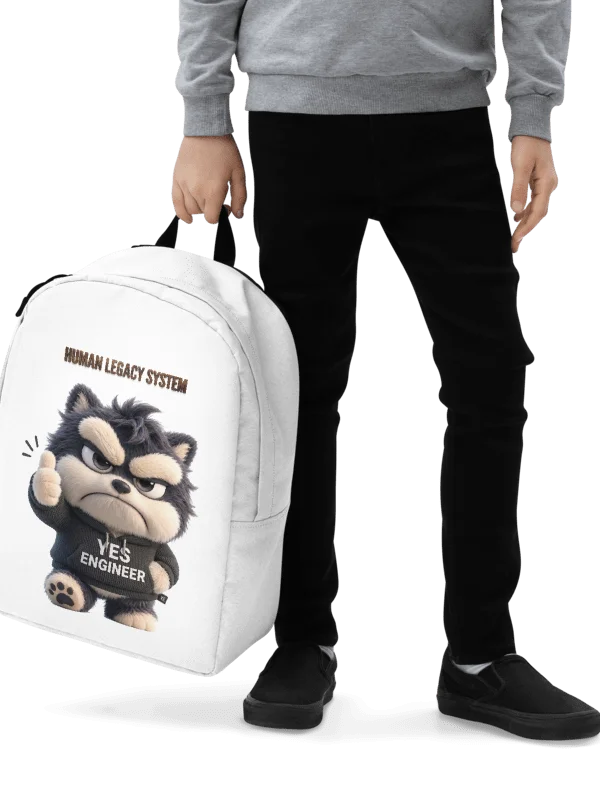 HUMAN LEGACY SYSTEM | AI Infrastructure Meme Backpack for Developers Gift Idea Tech Apparel product image (6)