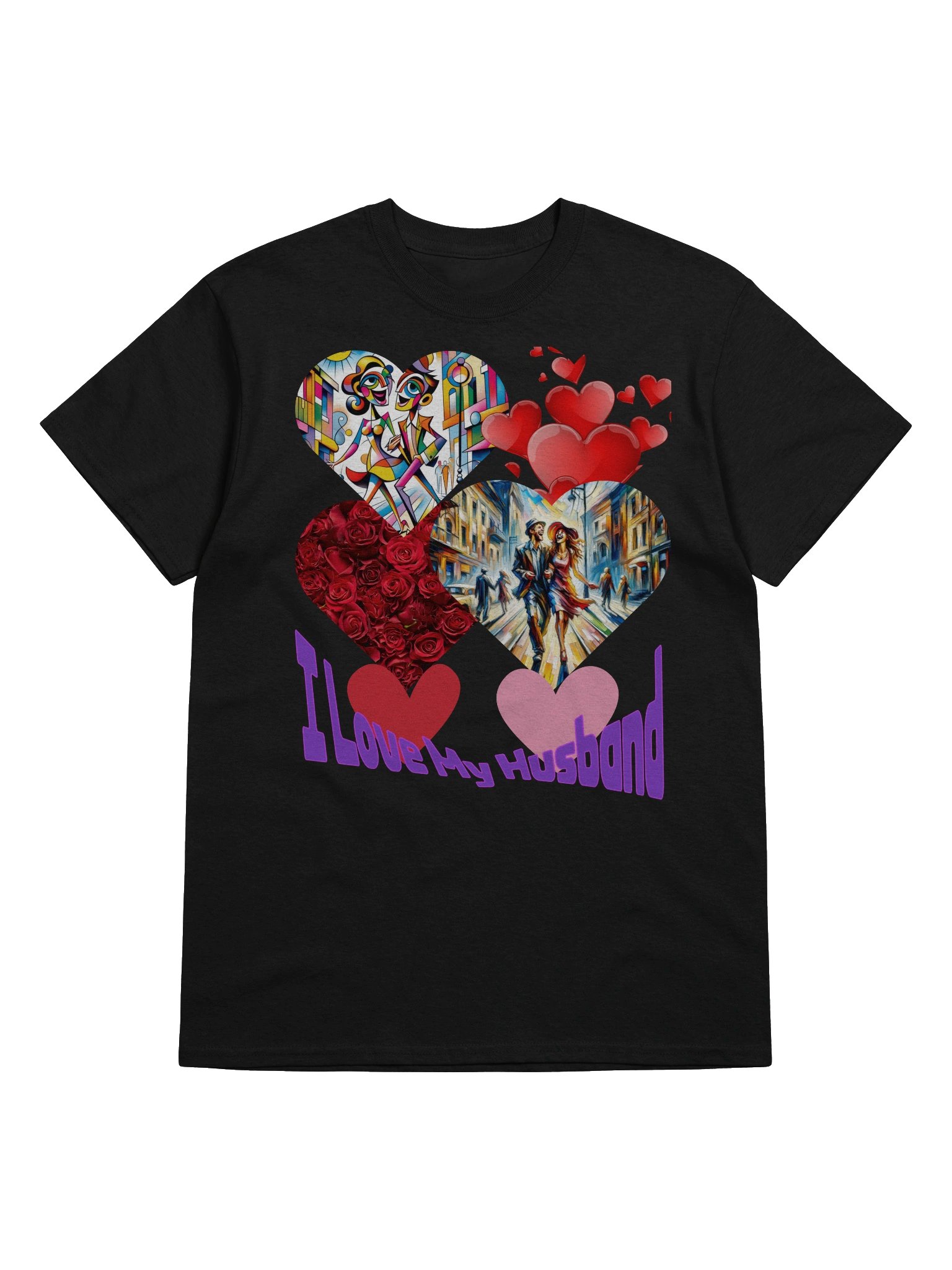 Romantic Collage Heart T-Shirt product image (5)