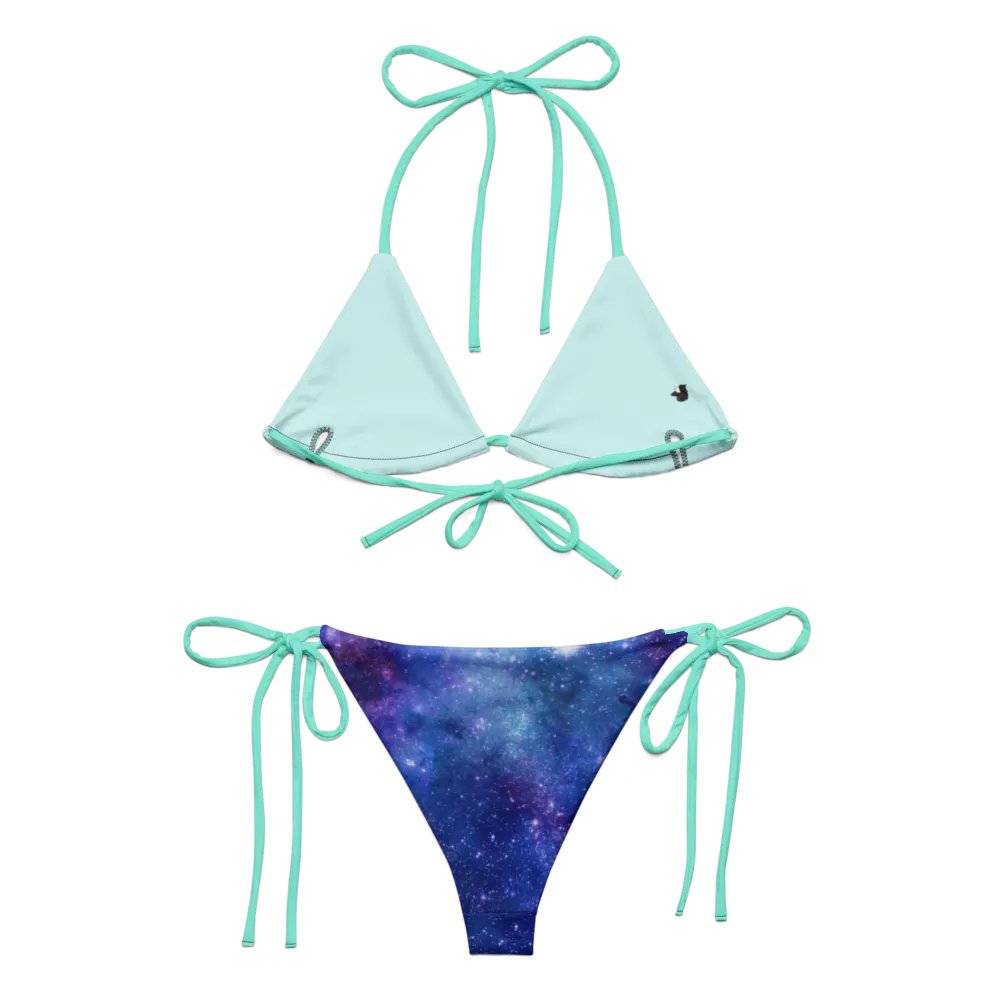 Galaxy string bikini {seafoam} product image (4)