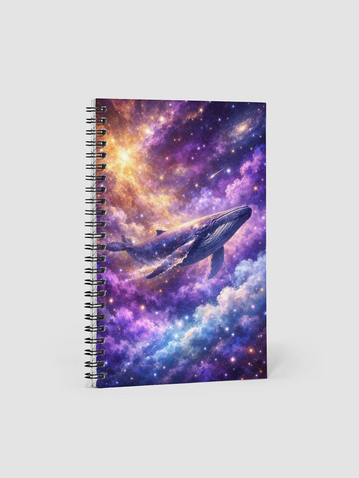 Celestial Whale Dreams Spiral Notebook product image (1)
