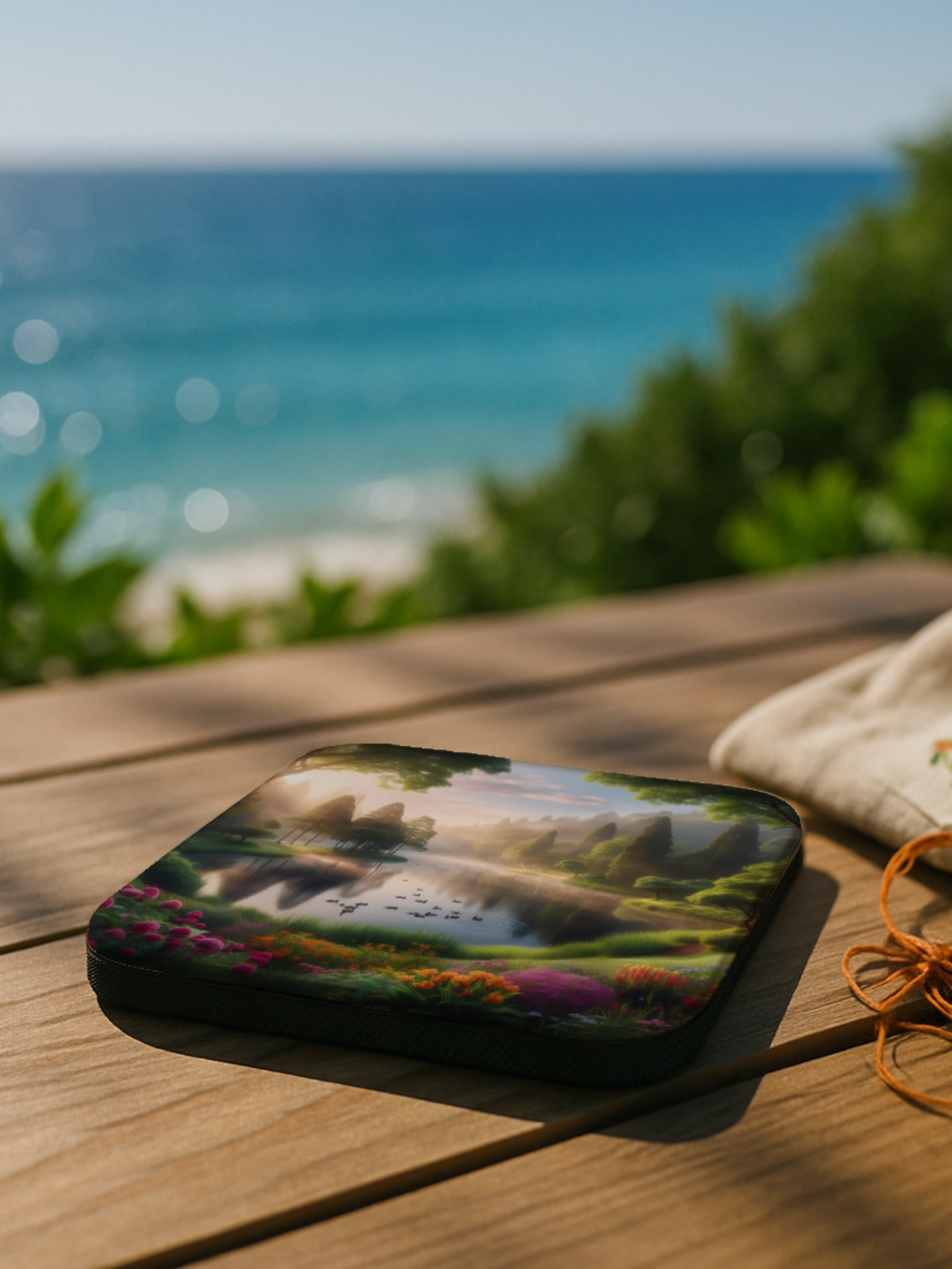 Sunrise Whisper Cork Coaster product image (6)