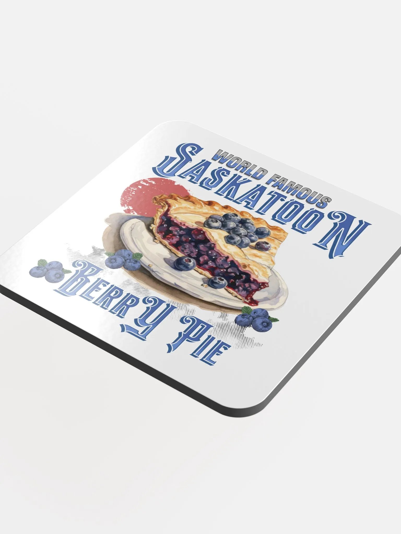 Saskatoon Berry Pie Delight Coaster Set product image (1)