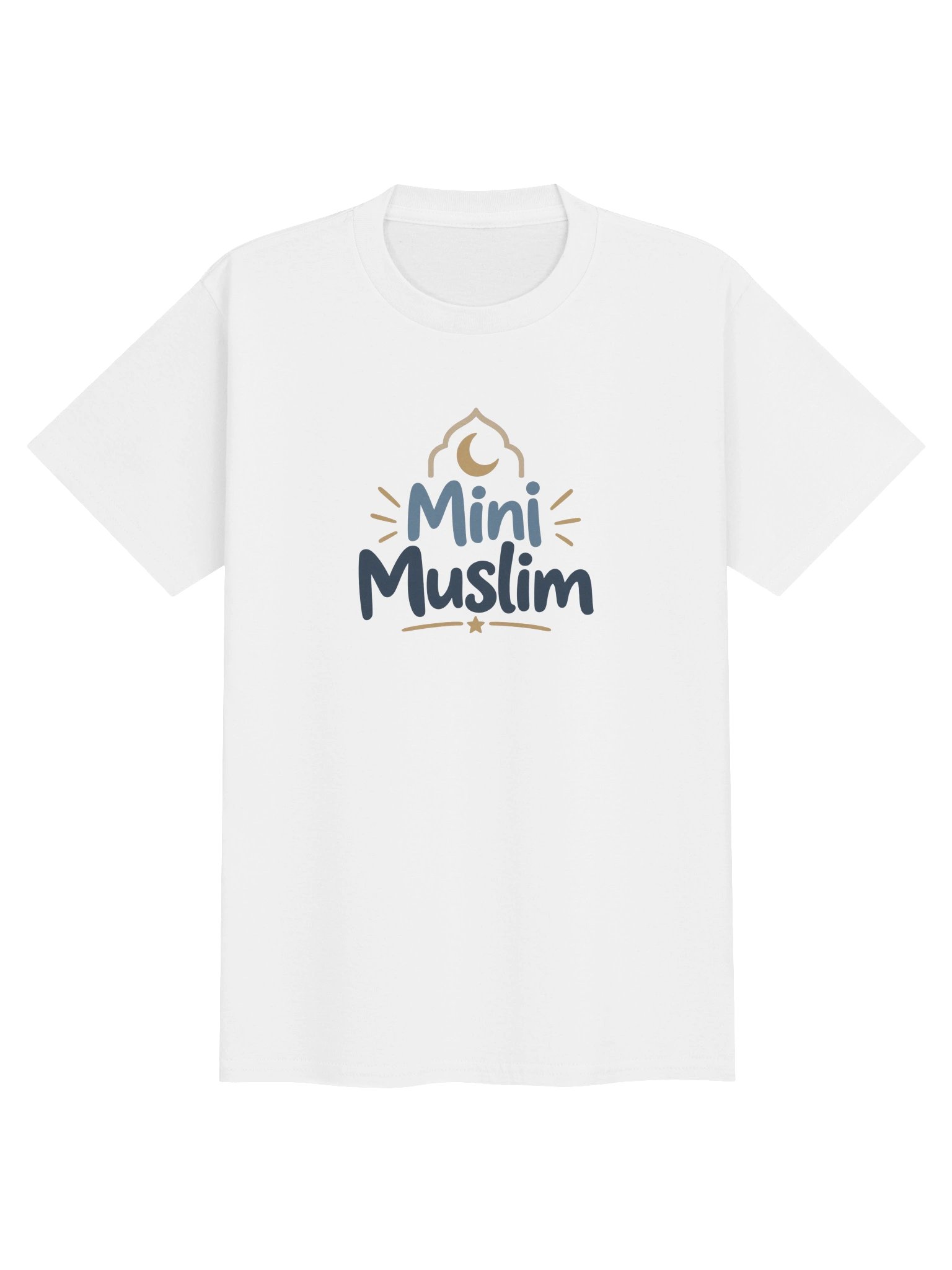 Mini Muslim Boys T-Shirt | Mosque Arch Islamic Youth Tee product image (1)