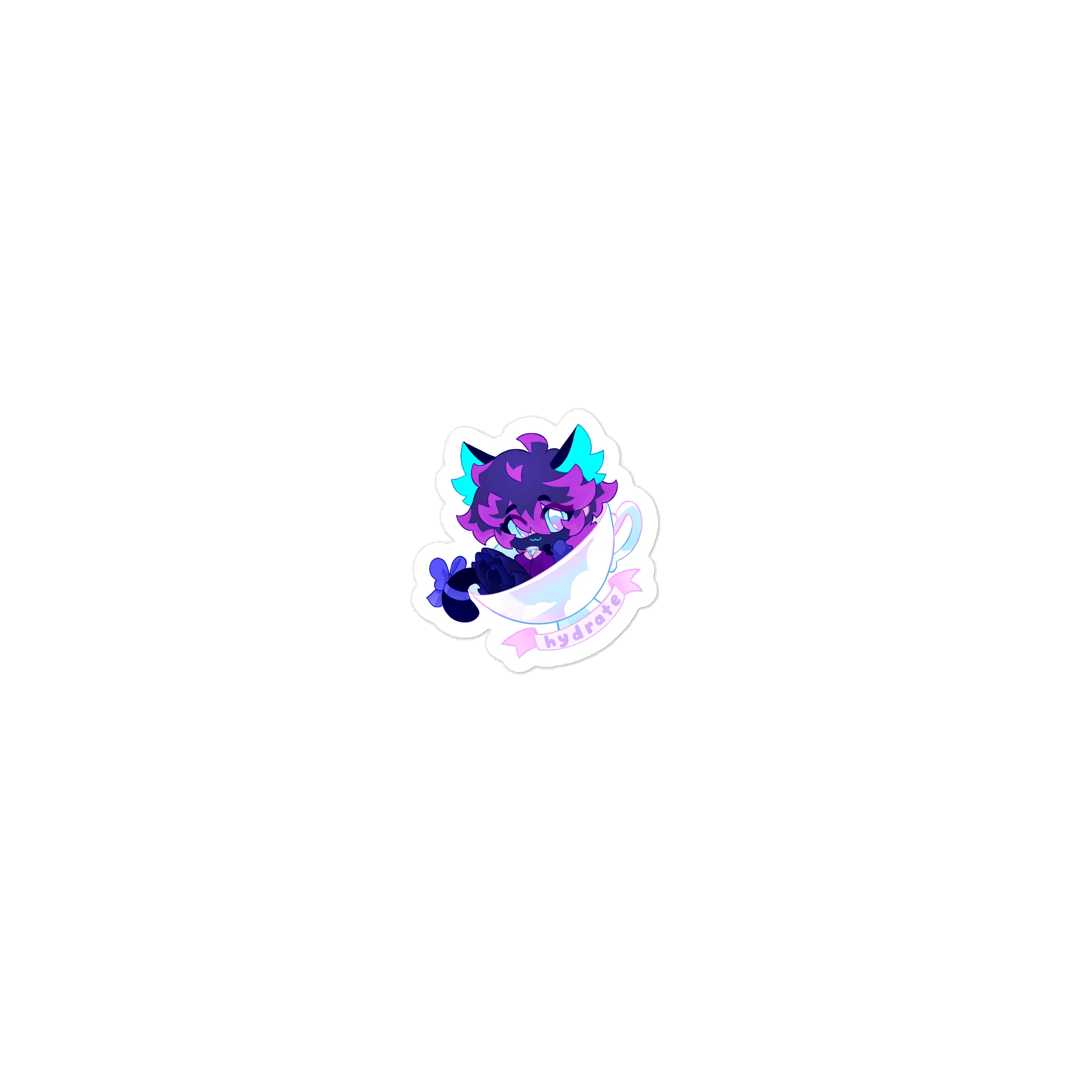 Hydrate Die-Cut Matte Sticker! product image (1)