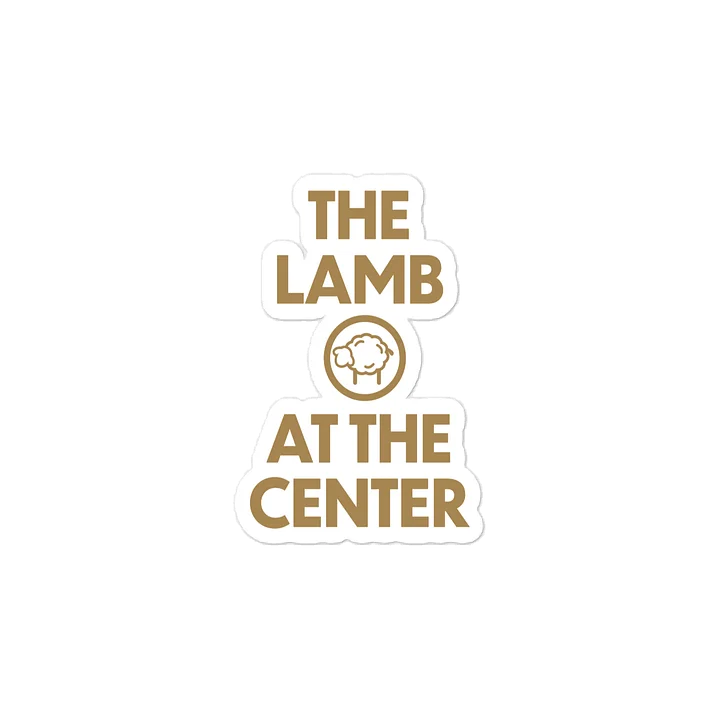 The Lamb at the Center (Sticker) product image (2)