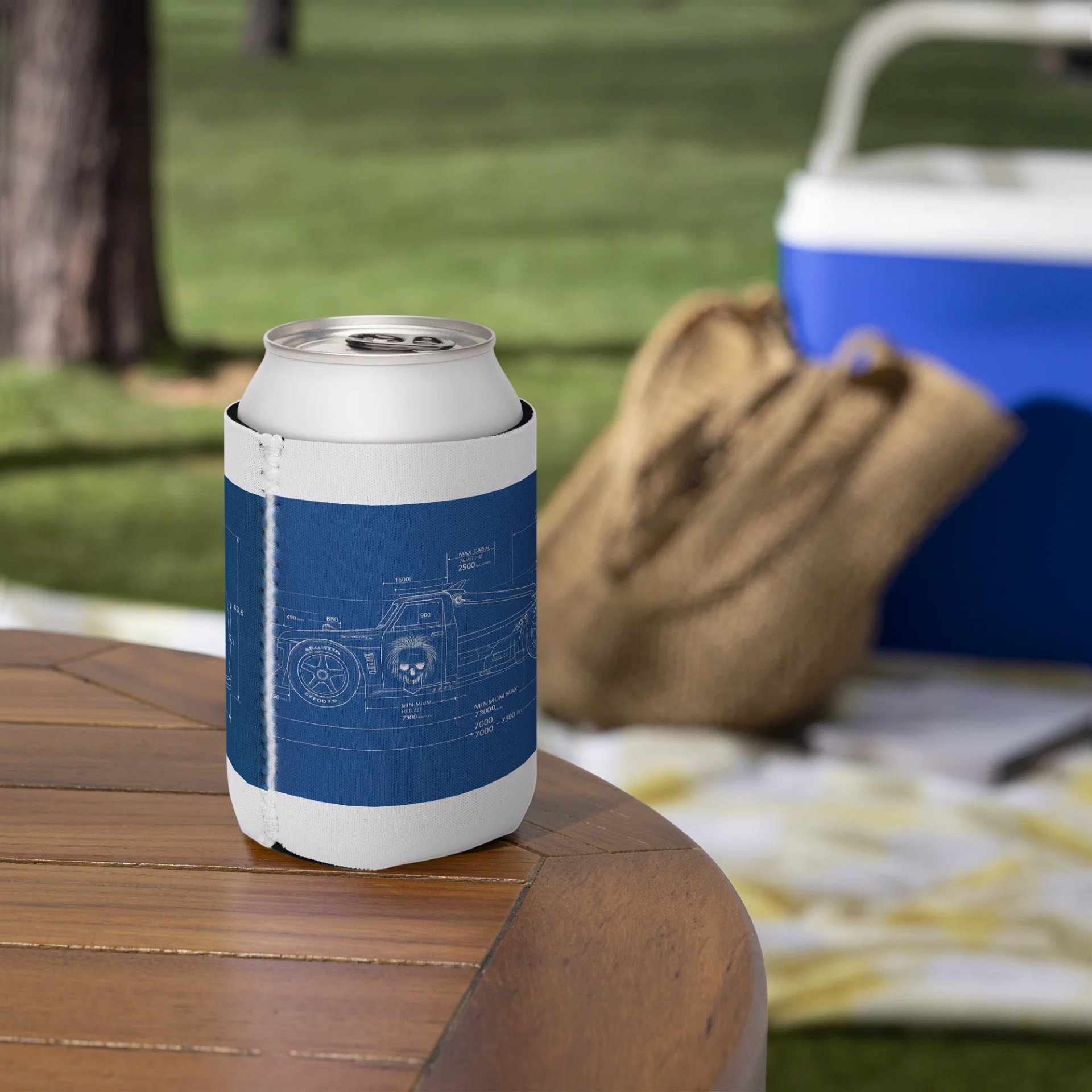 Halfraction Blueprint Coozie product image (6)