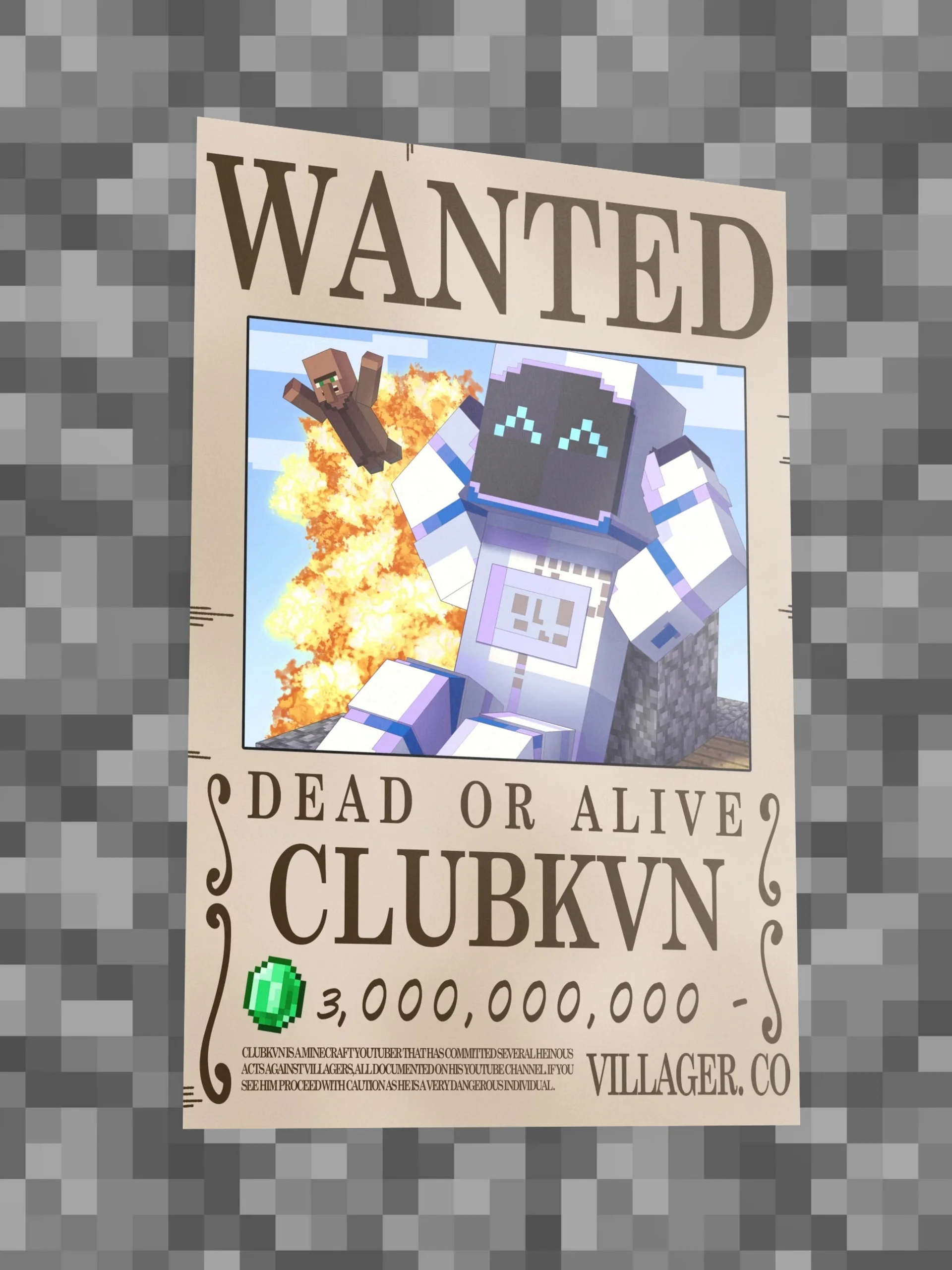 ClubKVN Wanted Poster product image (2)