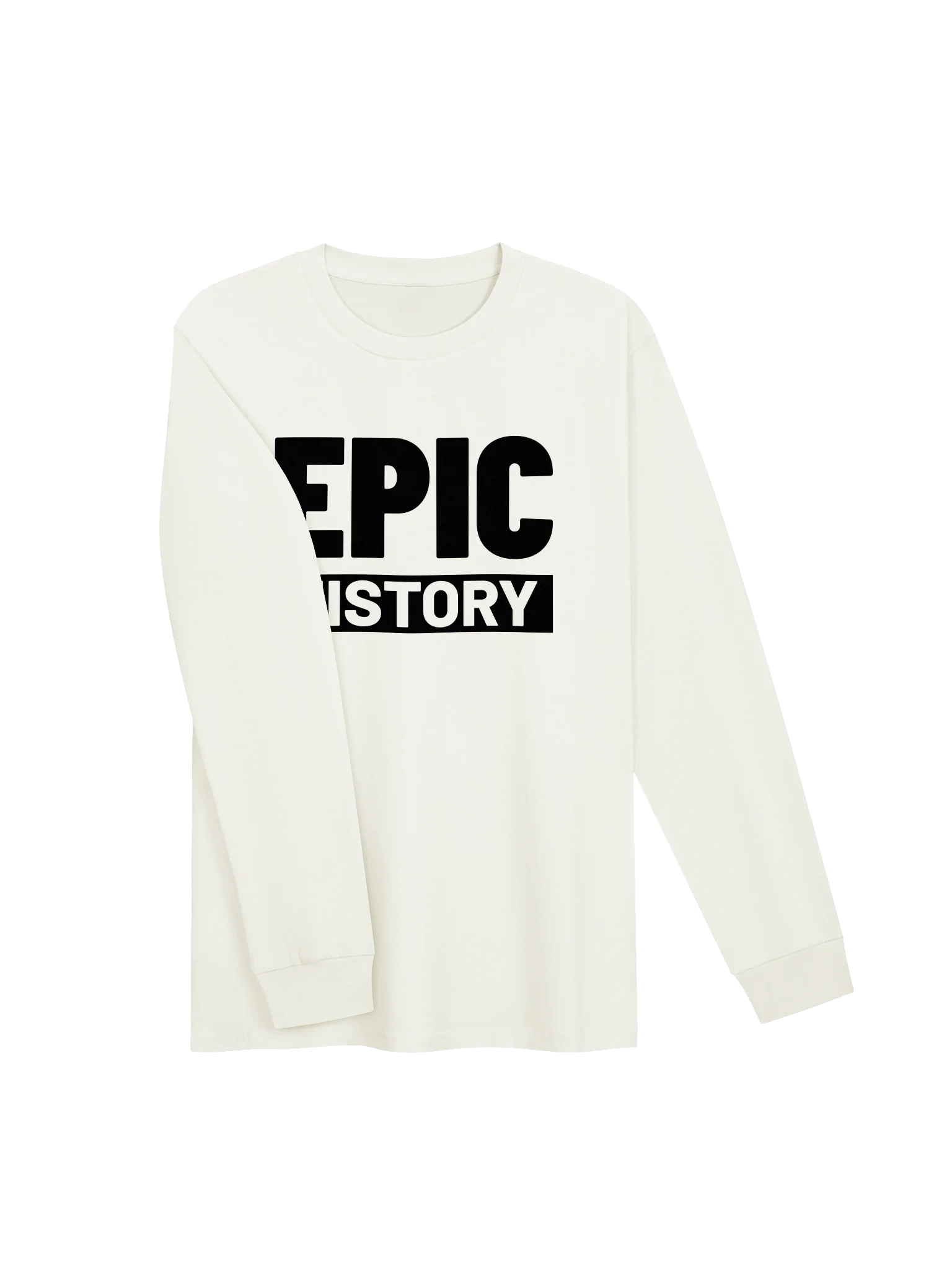Epic History Logo - Long Sleeve T-Shirt (Black Logo) product image (3)