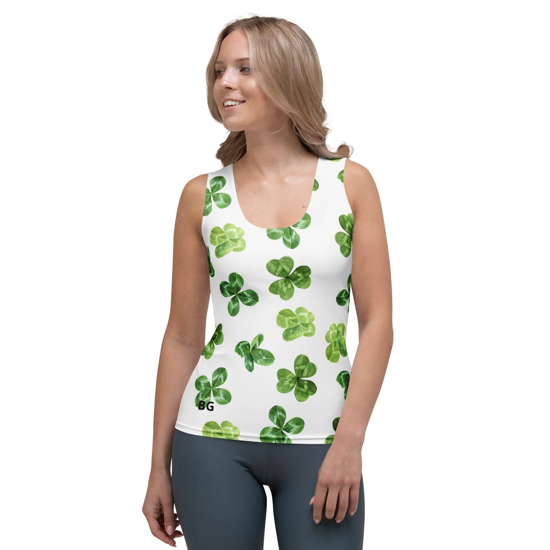 Barry Grady 'Lucky Clover' All-Over Print Tank Top product image (1)