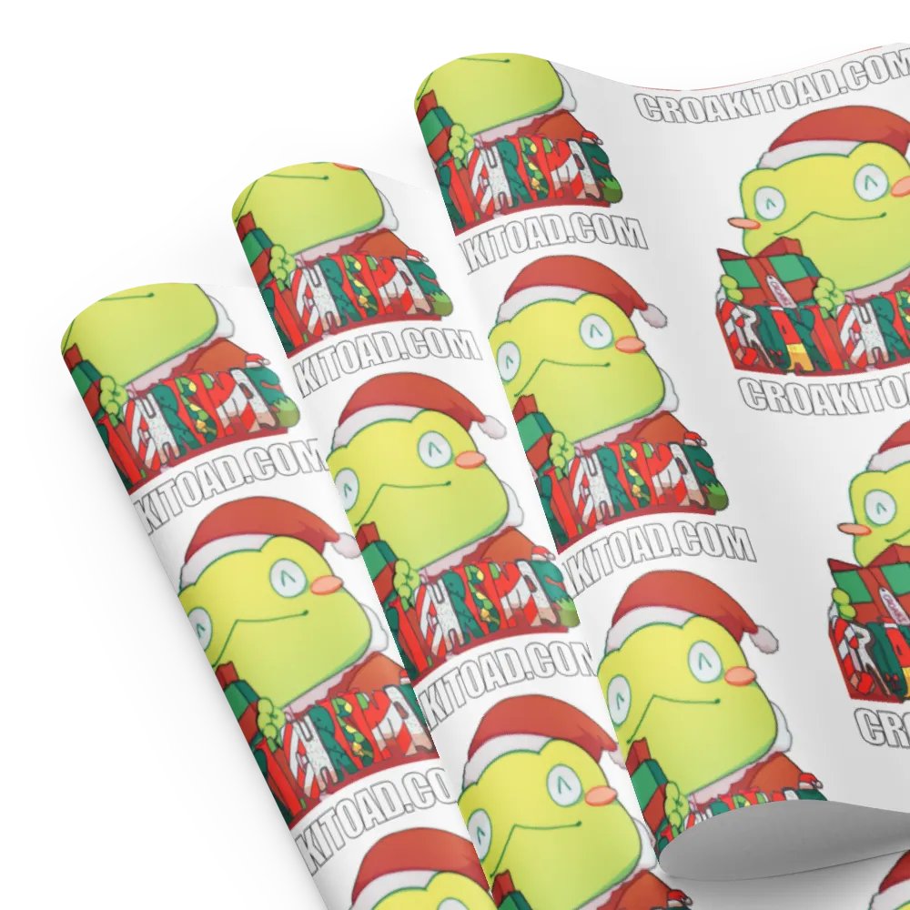 Croakitoad Wrapping Paper product image (8)
