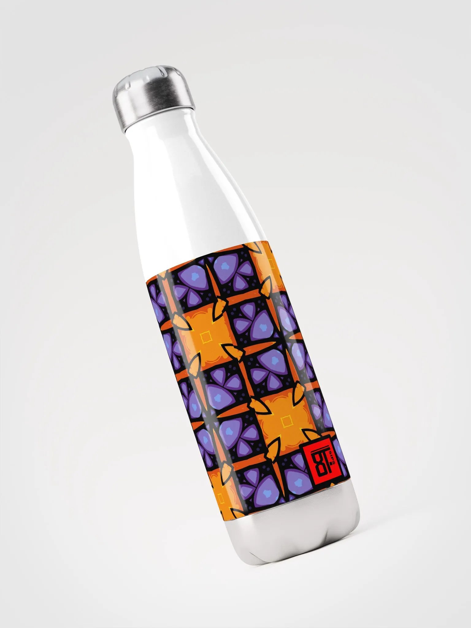 8T Sips Mosaic Stainless Steel Water Bottle product image (6)