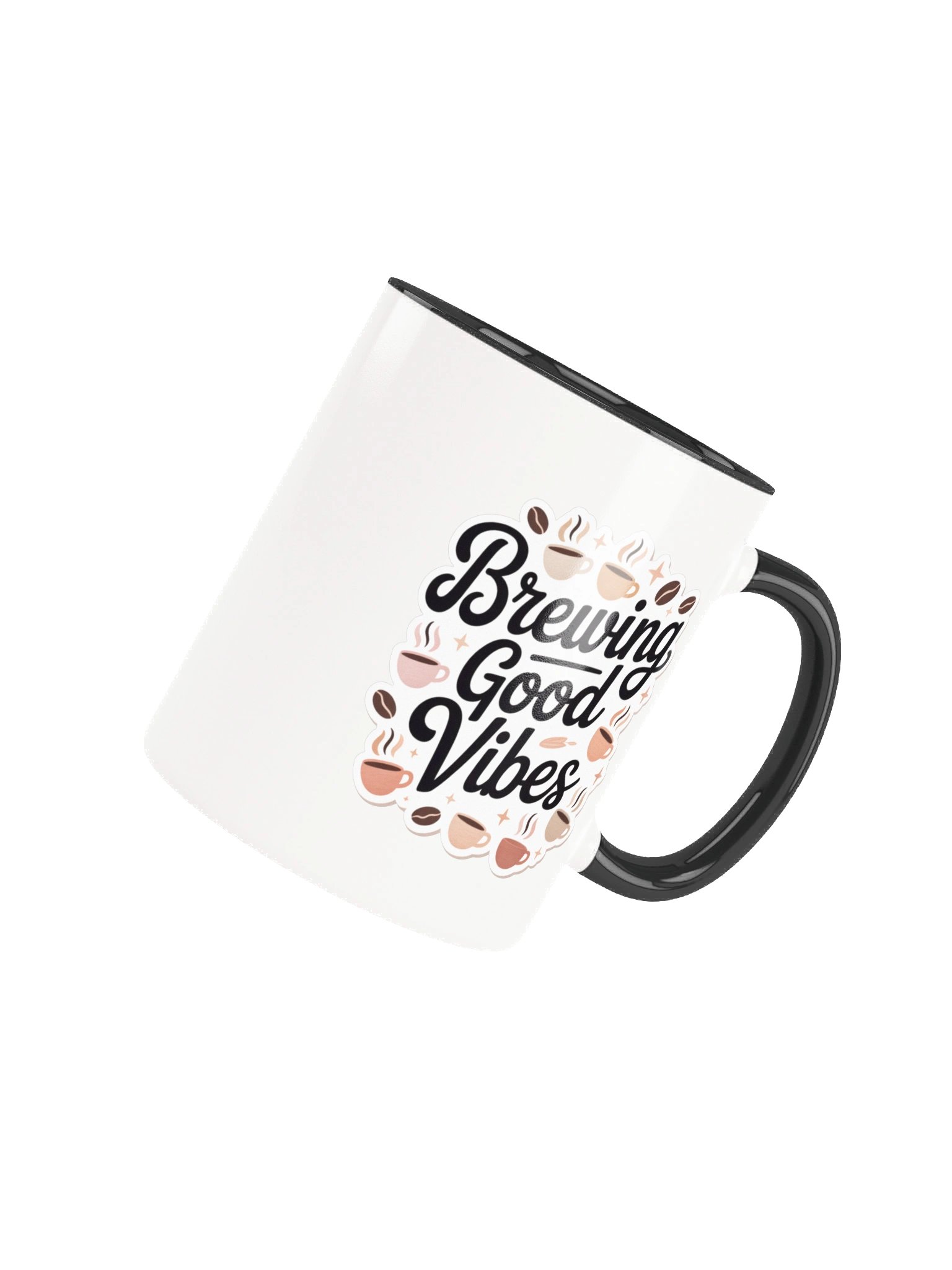 Brewing Good Vibes Coffee Mug- with Color Inside product image (4)