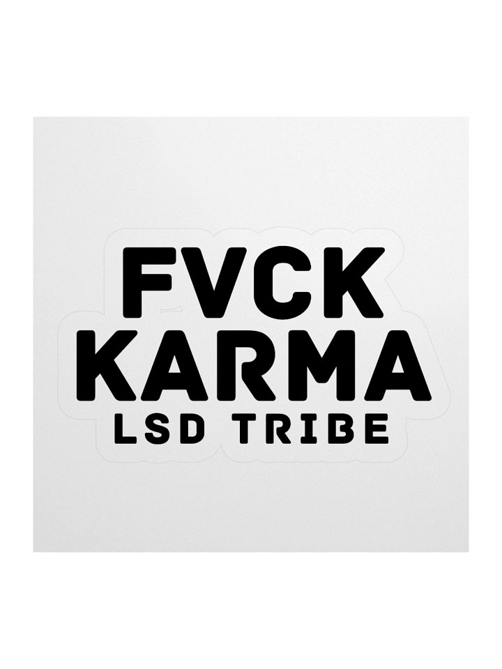 LSD "FVCK KARMA" Yoga Sticker product image (1)