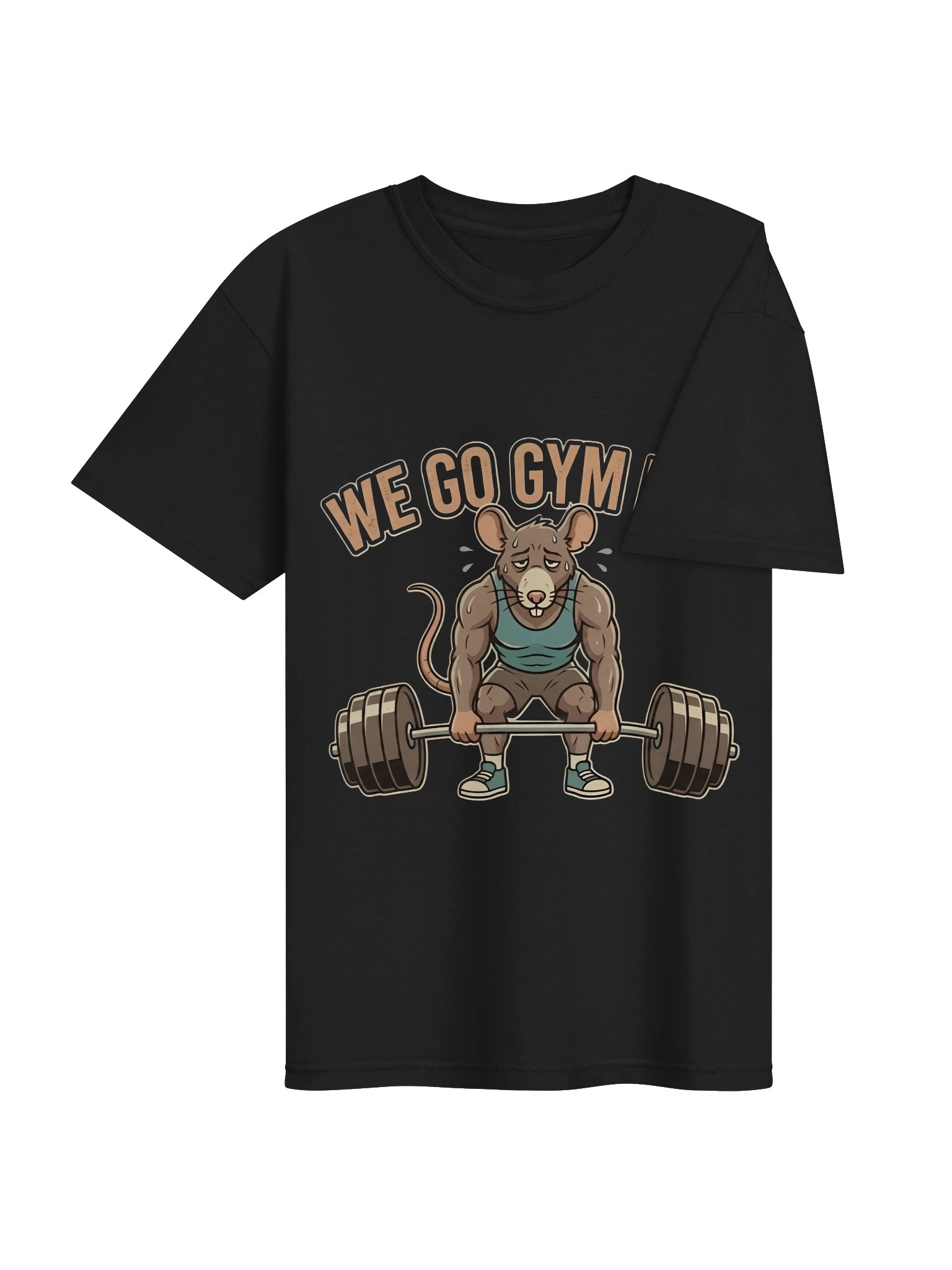 We Go Gym Rat Tee — Funny Gym Meme T-Shirt product image (5)