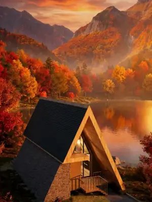 Imagine waking up in this A Frame house with coffee, rain on the roof, and nothing but forest around you. Wana build your own? Full drawings available in link : https://vironhomes-shop.fourthwall.com/products/a-frame-house-060-drawings-blueprints-cad-pdf-metric-imperial