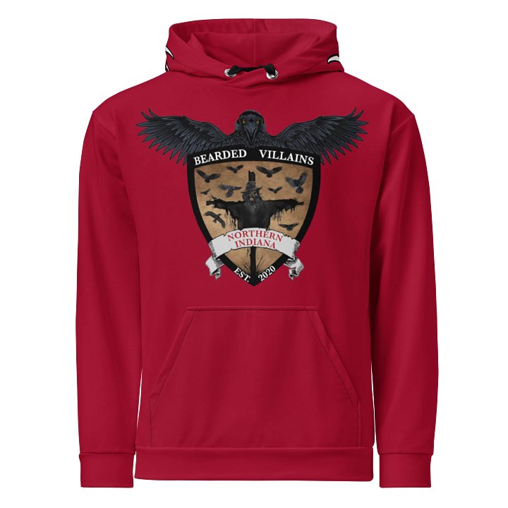 All-Over Print Hoodie Red product image (1)