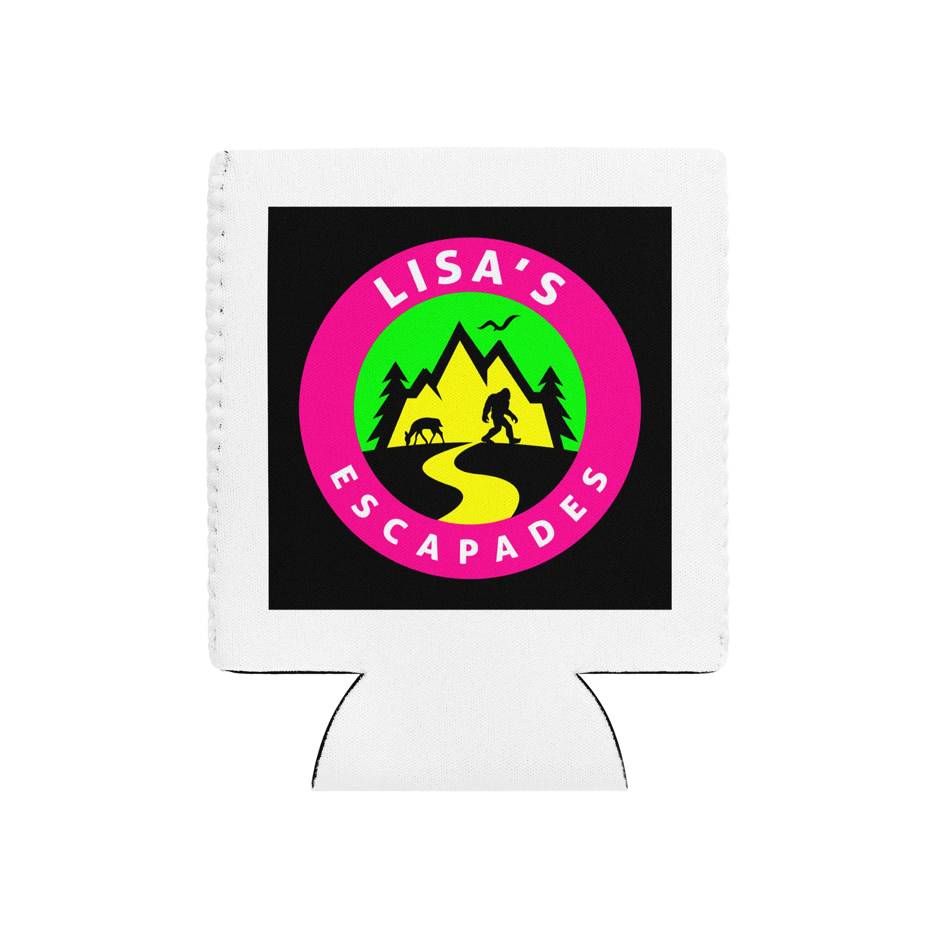 Lisa’s Escapades Logo Adventure Can Cooler product image (1)