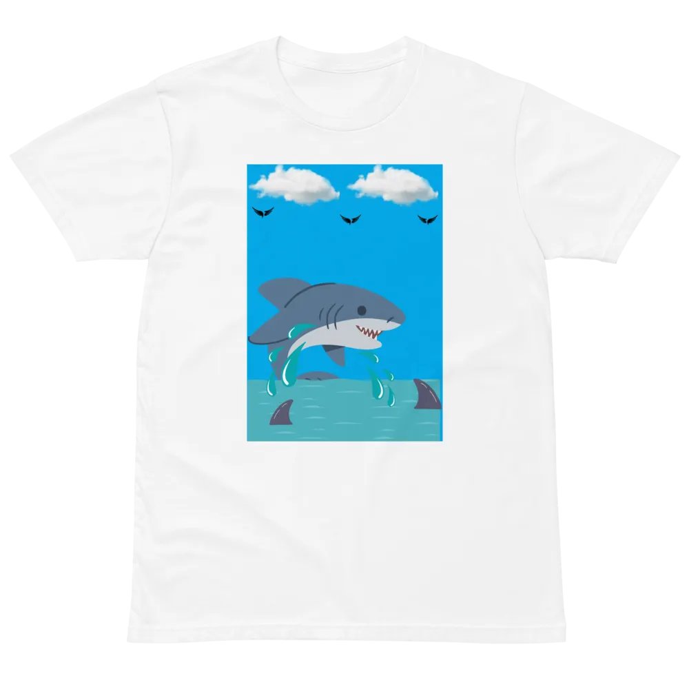 Splashy Shark Unisex Tee product image (2)