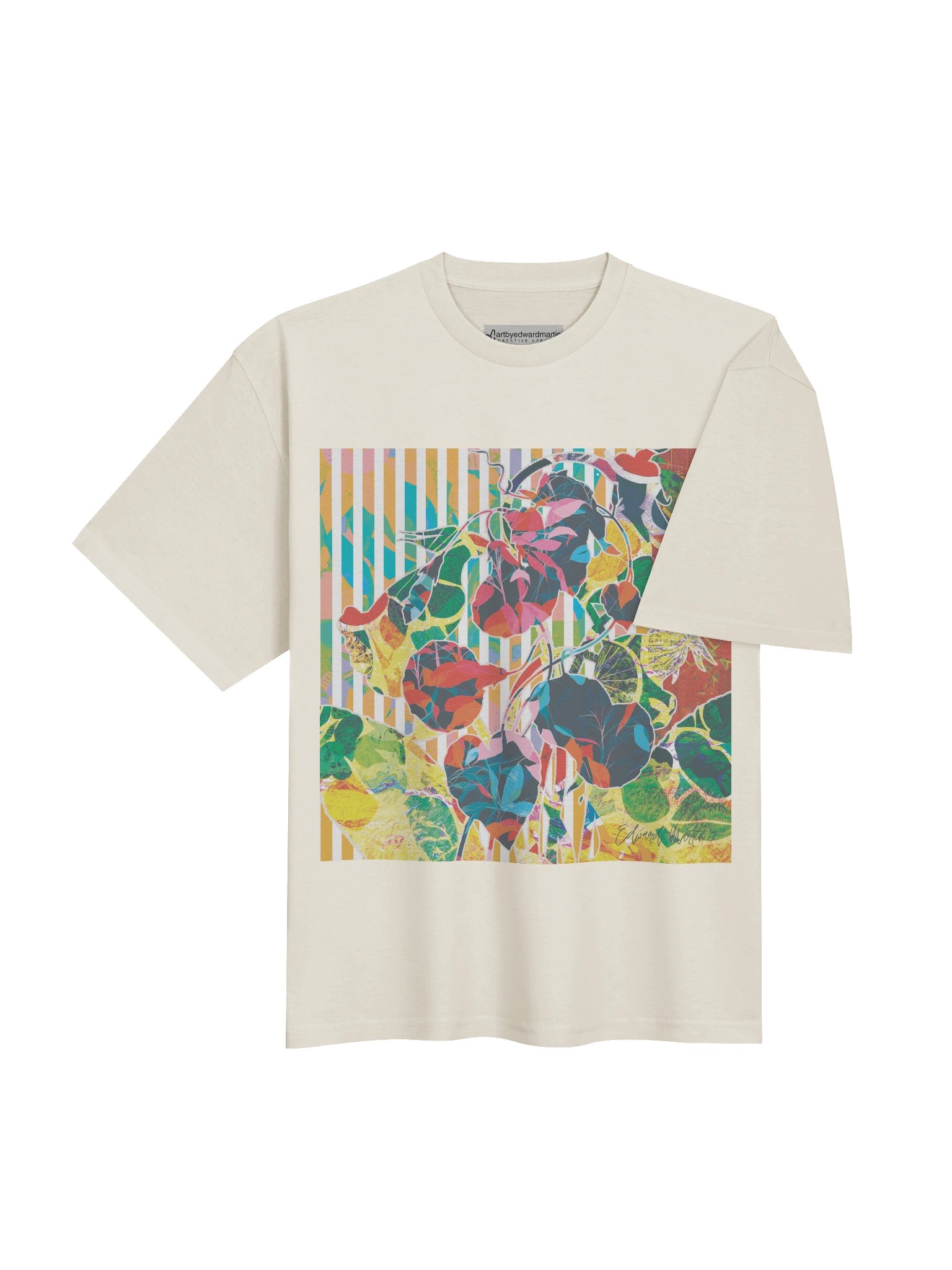 'Viñas en la Veranda' by Edward Martin Oversized Tee product image (4)