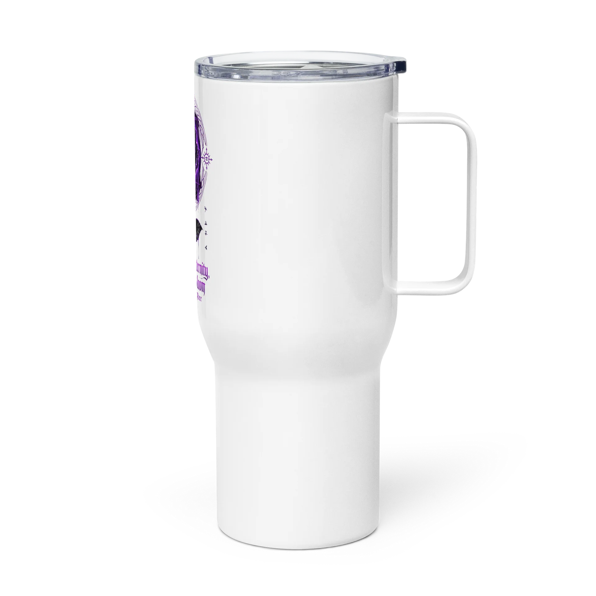 Neon Gothic Rose Travel Mug product image (4)