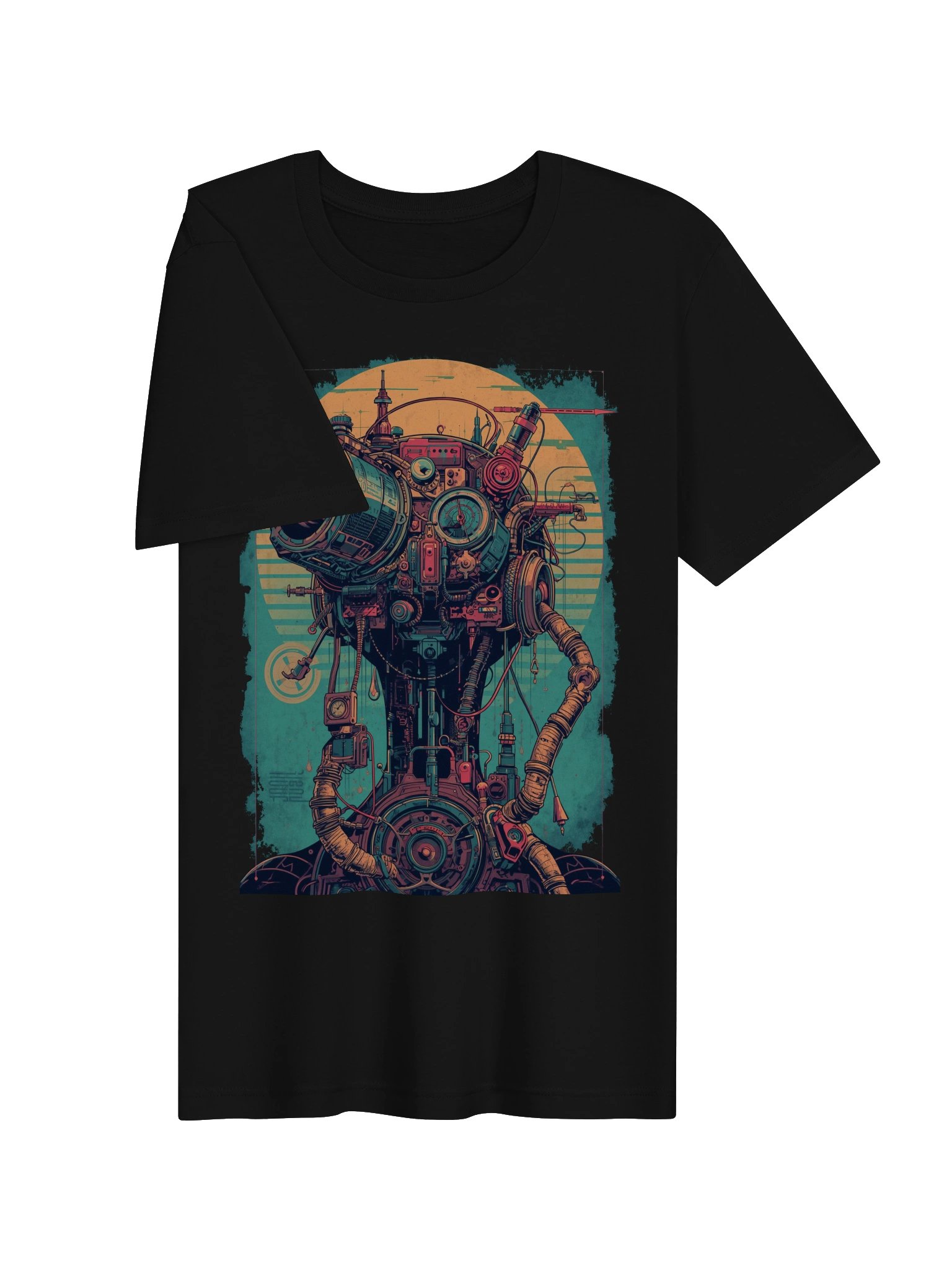 Retro Mech Orbit Lightweight T-Shirt product image (6)