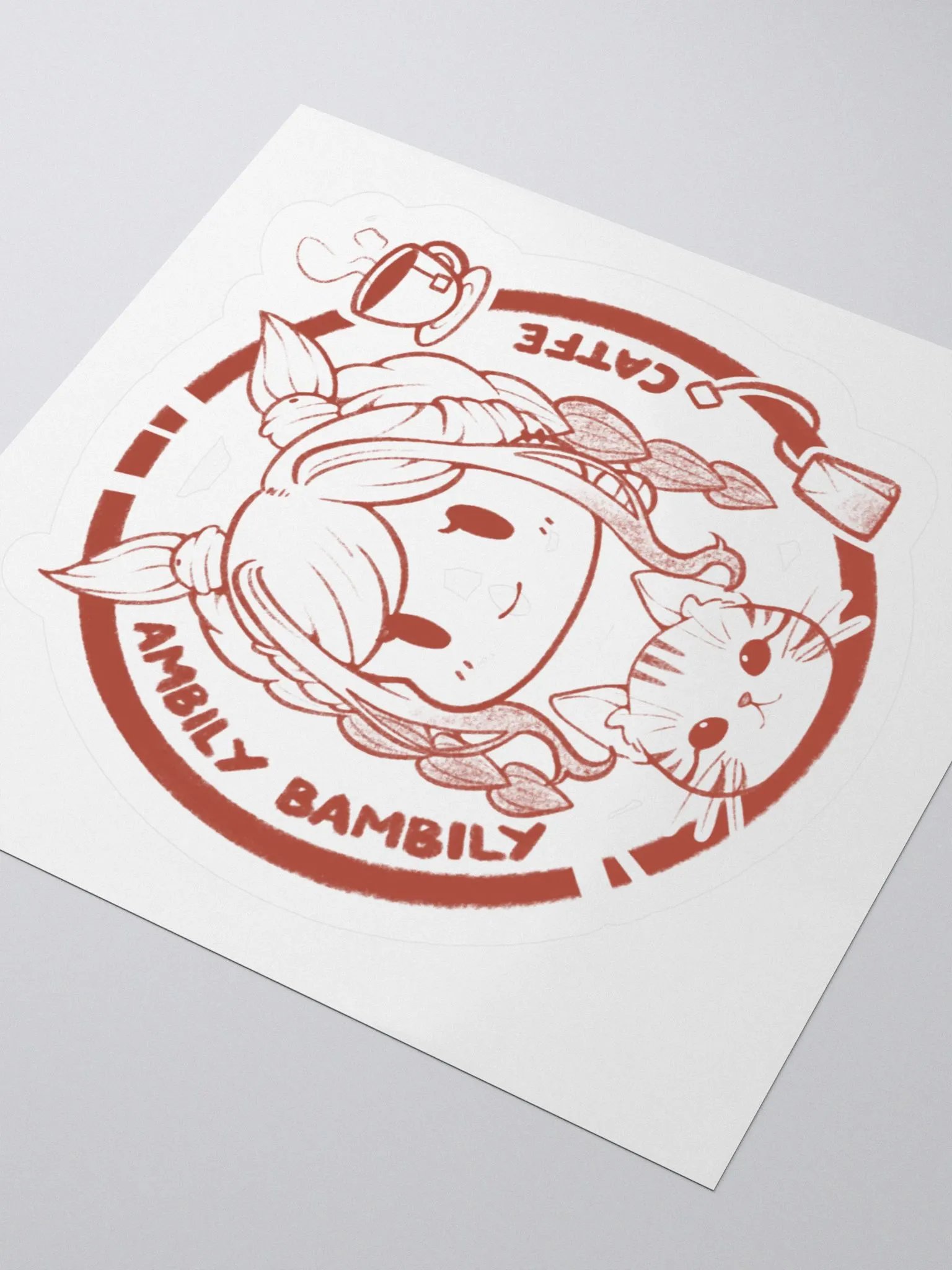 Ambily Catfe Sticker product image (7)