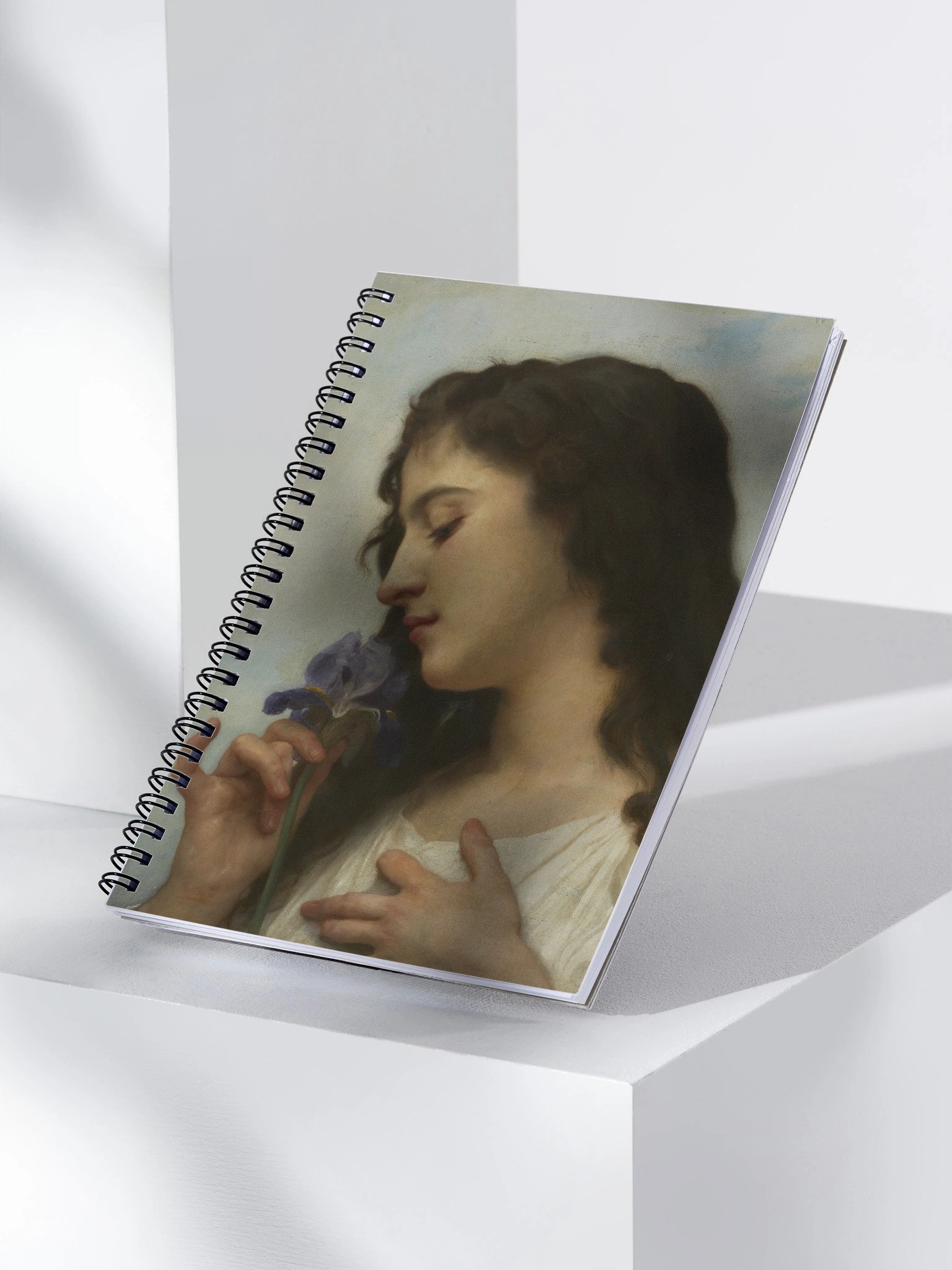 "L'Iris" by William Adolphe Bouguereau Spiral Notebook product image (3)