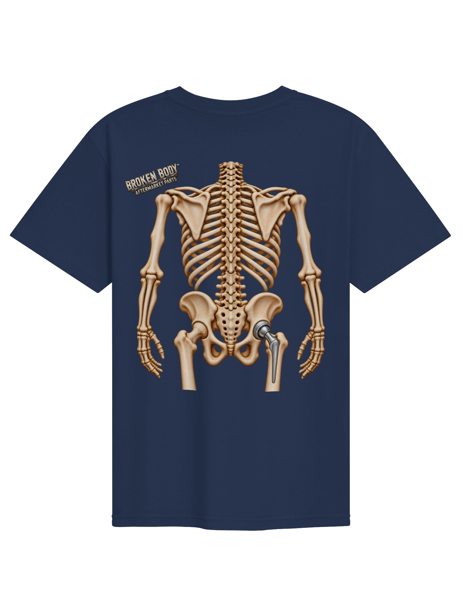 Hip Replacement Shirt — Aftermarket Parts Right Hip Front & Back Tee | Rebuild Shop product image (3)