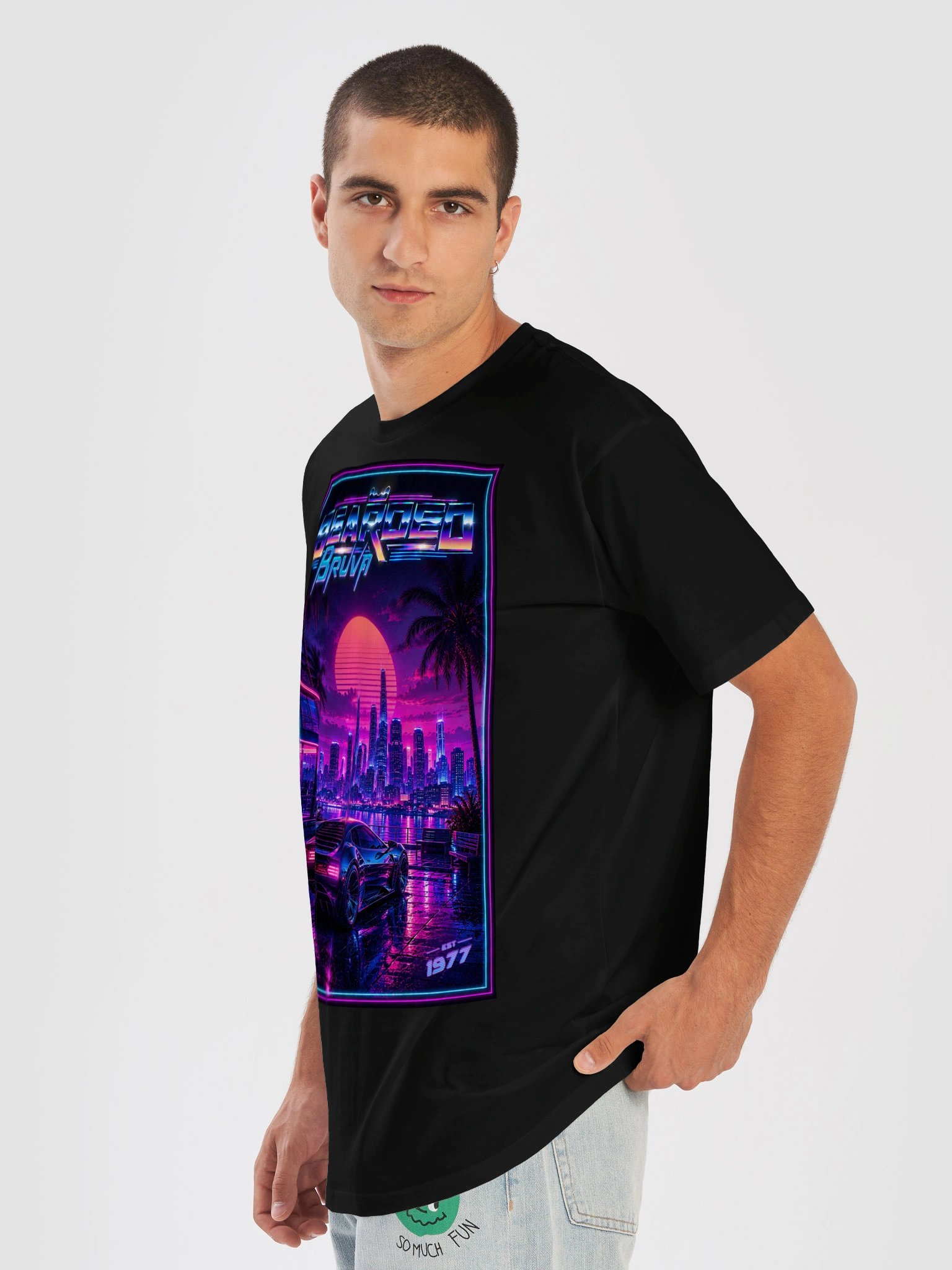 BeardedBruva Synthwave Tee product image (61)