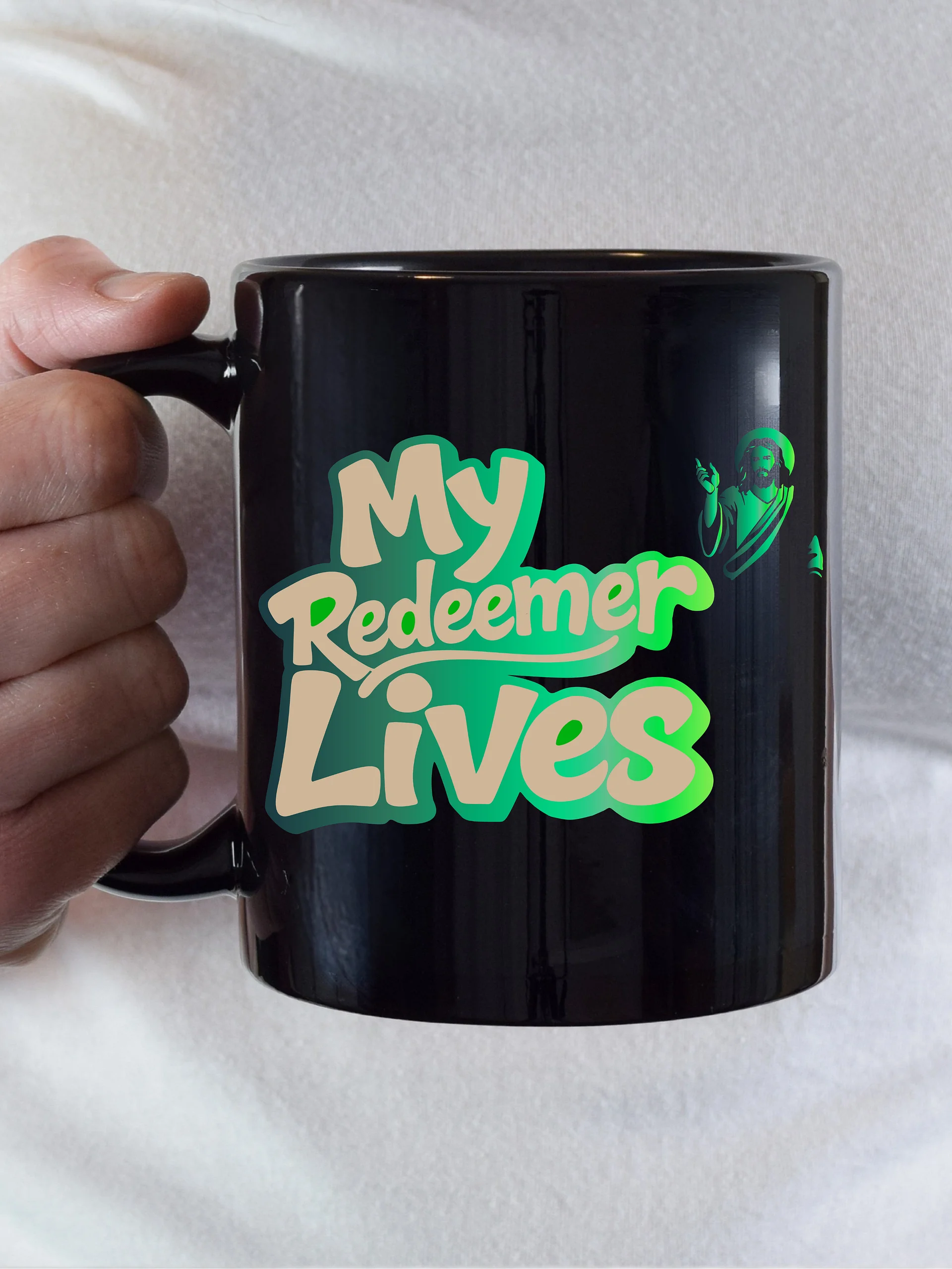 My Redeemer Lives Worship Mug product image (1)