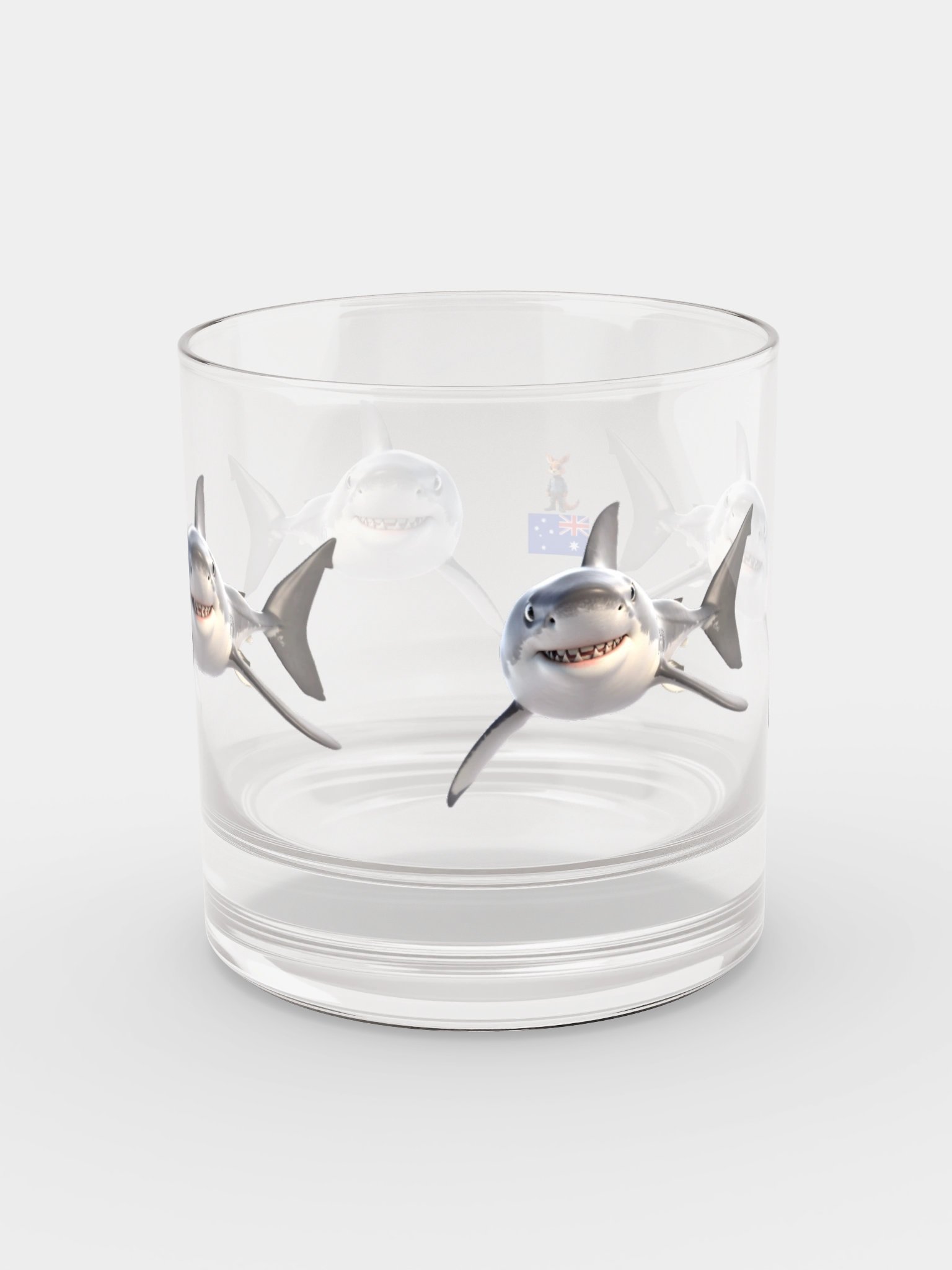 Come at me Bro Rocks Glass - Great White Shark Edition product image (6)