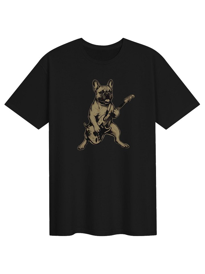 French Bulldog Guitar Hero - Funny Guitar T-Shirts product image (1)