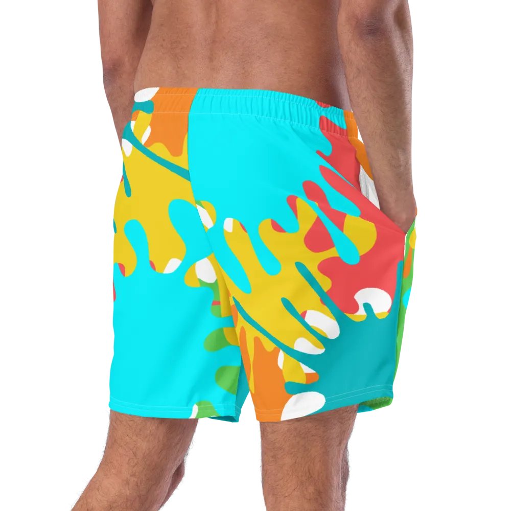 JustCabrian Splat! Print Swim Trunks product image (4)