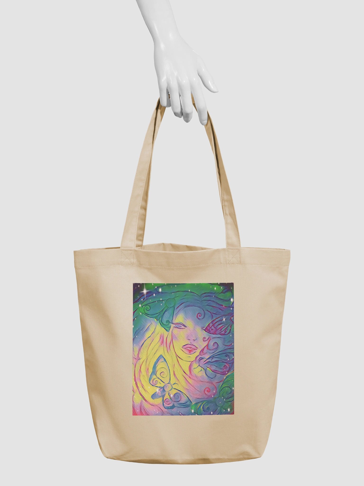 Aleia Radiant Rainbow Moth Canvas Bag product image (3)