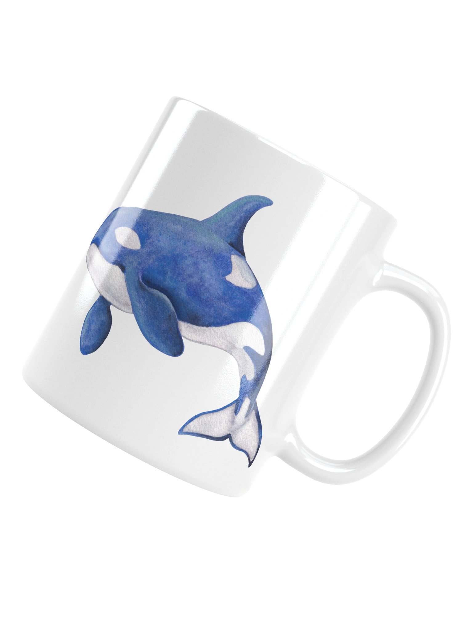 Watercolor Orca - Blue product image (6)