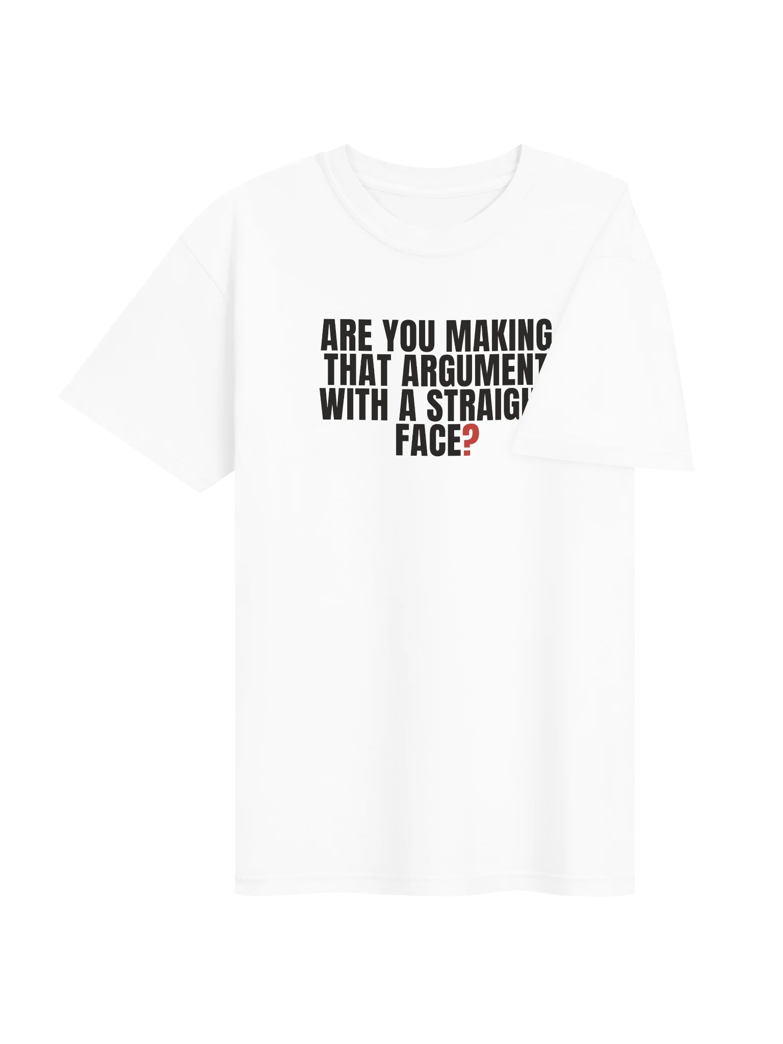 Straight Face? – Tee (Light) product image (44)